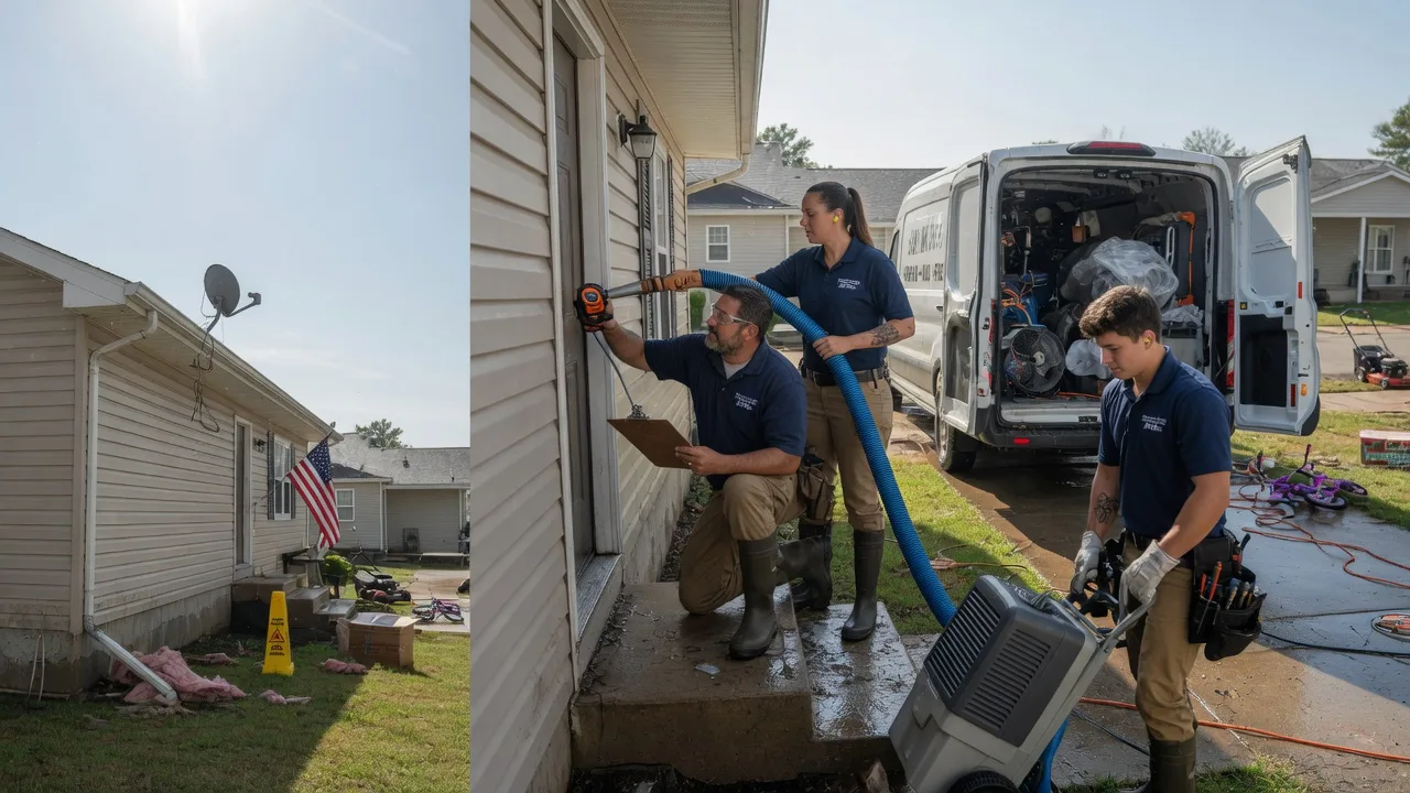 Ceiling Water Damage Restoration in Hostetter, PA near me